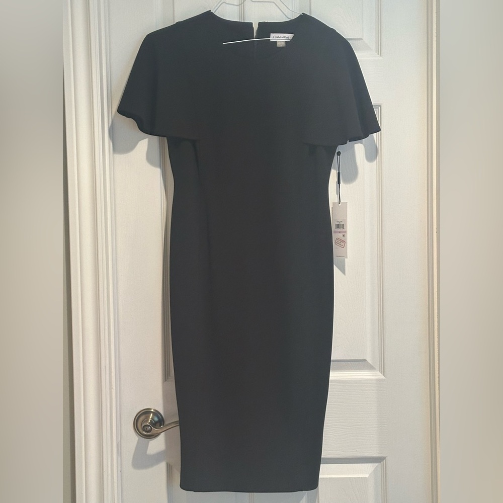 NWT Calvin Klein black cocktail / wedding / evening out dress